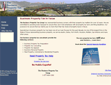 Tablet Screenshot of businesspropertytax.com
